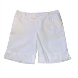 Lilly Pulitzer White Bermuda shorts Palm Beach Fit